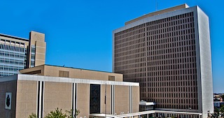 Byron Rogers Federal Office Building, photo by Mark Long, 2013